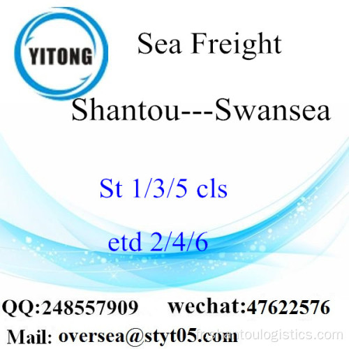 Consolidation LCL de Shantou Port à Swansea